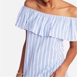 Light Blue & White Stripped Blouse